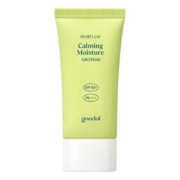 Заспокійливий сонцезахисний крем з хауттюйнією Goodal Heartleaf Calming Moisture Sun Cream SPF50+ PA++++