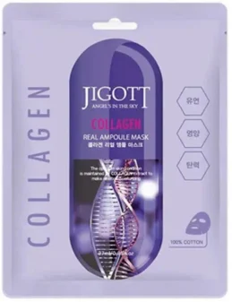 Ампульна маска з колагеном Jigott Collagen Real Ampoule Mask,27 ml