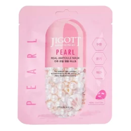 Ампульна маска для обличчя з перлами - Jigott Pearl Real Ampoule Mask, 27 мл
