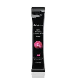 Нічний крем з муцином равлика і вітаміном В12 JMsolution Active Pink Snail Sleeping Cream,4 ml